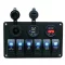 Prepínací panel 6 jednotiek USB únik. Tenzometer