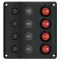 Ovládací panel so 4 štandardizovanými vlnovými LED diódami