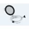 Hajóablak kerek üveggel fekete 265 / 197 mm inox szerelvényekkel EVA