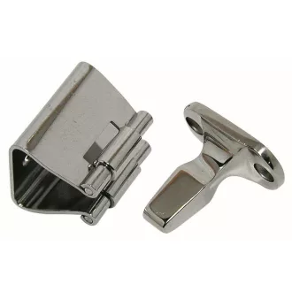 Zár szekrényhez inox 29 x 21 mm EVA