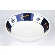 Šalátový tanier so vzorom kotvy 18 cm