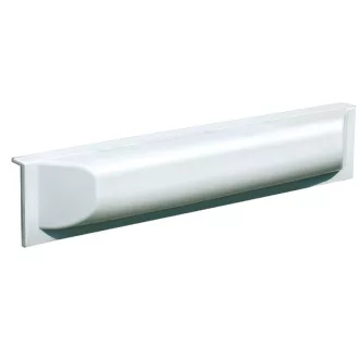 Prístavný blatník s okrajom 50x9,6 cm biely
