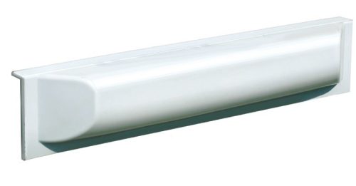 Prístavný blatník s okrajom 50x9,6 cm biely