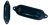 Blatník 120x450 mm čierny