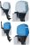 Kryt motora Profi 100-130 hp modrý