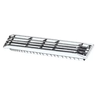 Ventilačný panel plastový biely 435 x 64 mm