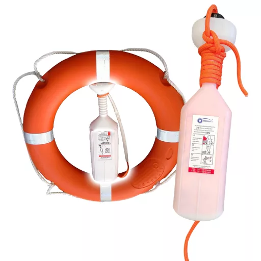 Záchranné koleso s lanom 70-75 cm