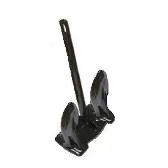 Kotva námorná kotva čierna PVC 9 kg