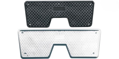 Tlmič vibrácií pre zrkadlá, sivý plast 223x84 mm