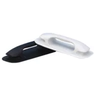 Gumová rukoväť člna plochá PVC čierna 237x105mm