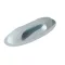 Gumová rukoväť člna ploché PVC čierna 253x105mm