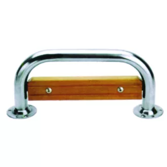 Lépcsőfok inox 316 fa betéttel EVA