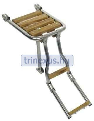 Loď rebrík s edelsthal teak výstup 2 kroky