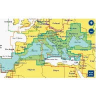   Navionics+ Dunaj, Balaton, Benátske jazero, Jadranské more, Stredozemné more