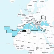 Navionics+ Stredozemné a Čierne more (EU643L)