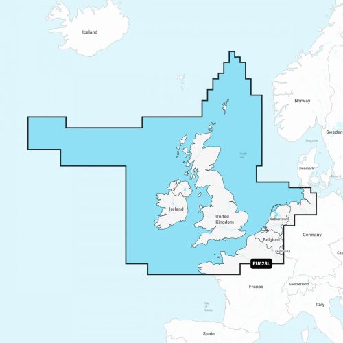 Navionics Platinum+ Veľká Británia, Írsko a Holandsko (EU628L)