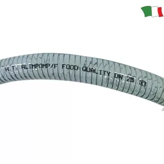 Vodovodné potrubie so špirálou z PVC priehľadné 12 mm