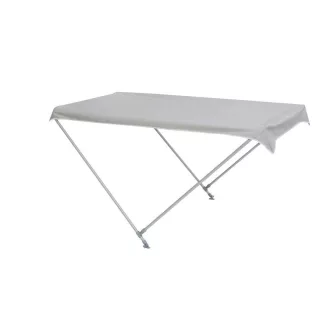 Bimini tető szürke 225 x 150 x 120 cm fix keret EVA
