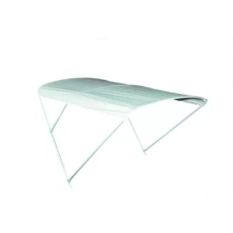 Bimini tető szürke 210 x 190 x 130 cm fix keret EVA