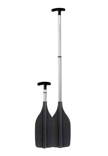 Mini teleskopické veslovacie pádlo čierne 50/120 cm SCR