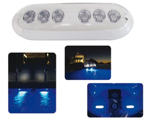 PODVODNÁ 6 LED IP68 LAMPA NA RIADENIE