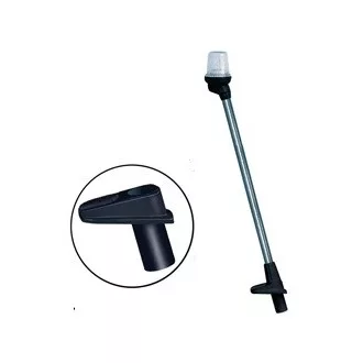 Kruh biely 100 cm, odnímateľný, čierny