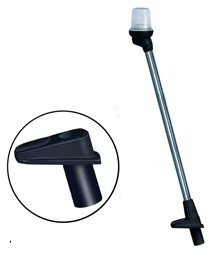 Kruh biely 100 cm, odnímateľný, čierny
