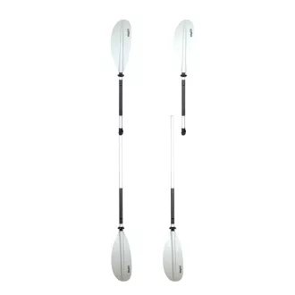   Kajak s nastaviteľným hliníkovým pádlom biely 210-240 cm SCR