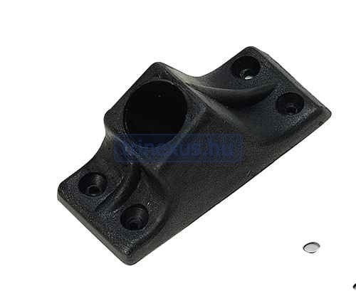 Bimini podrážka z plochého čierneho plastu 22 mm