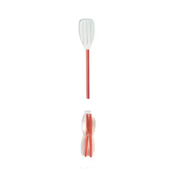 Pár farebných plastových pádiel 82 cm 