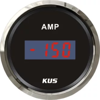   Digitálny elektromer KUS z nehrdzavejúcej ocele - čierny Senzor