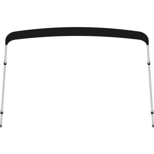 Bimini strecha dvojitý rám tmavomodrá 225x150-170x129 cm