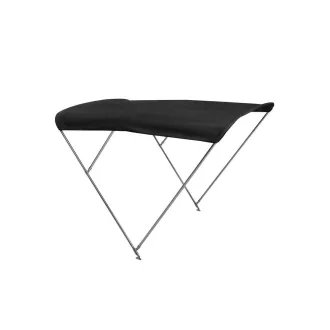 Bimini tető fix keret fekete 210 x 210 x 130 cm EVA