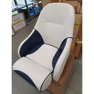 Rozkladacie sedadlo Ocean bielo-modrá