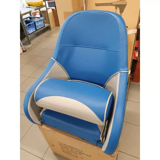Rozkladacie sedadlo ocean blue-grey