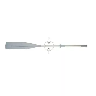 Evező gumicsónakhoz kétrészes ALU 79 / 150 cm EVA