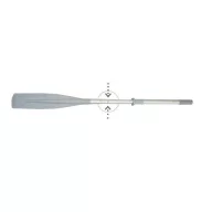 Evező gumicsónakhoz kétrészes ALU 83 / 160 cm EVA
