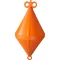 Bója s dvojitým kužeľom s dvojitým koncom oranžová 32 * 75 cm