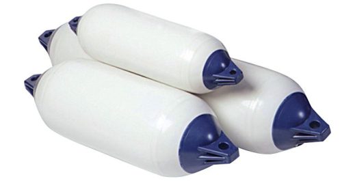 Fender 9 x 31 cm biely s modrým koncom