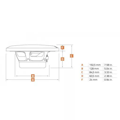 Hertz HEX 6,5 CW 16,5 cm námorný reproduktor