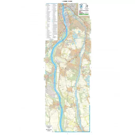 Kniha, Vodná mapa Dunaj Budapešť-Dunaújváros (MAĎARSKO)