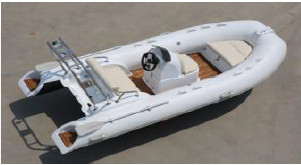 Dawn Marine RIB BOOT 390C biely teak
