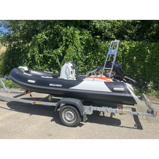 Dawn Marine RIB BOOT 390C čierna a biela