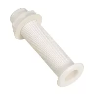 Výstupné potrubie cez plastový kryt 145x33 mm