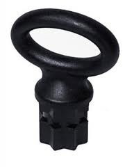 Railblaza háčik oválny čierny 30 mm