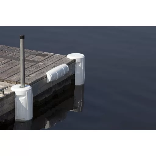 Dockfender rovný 45 cm biely