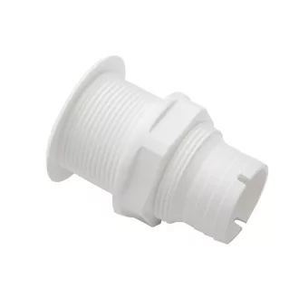 Vízkivezető egyenes menetes műanyag fehér 38 mm EVA