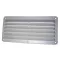 Plastový vetrací panel 260 x 127 mm biely