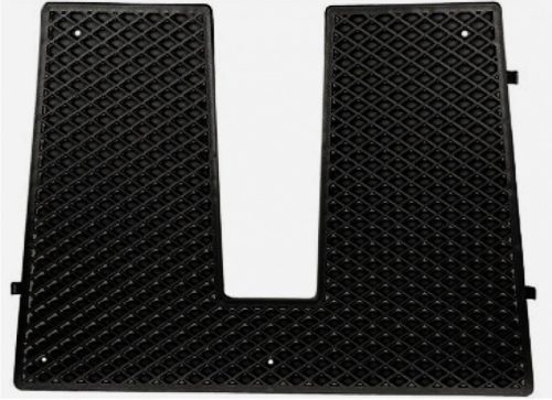 Tlmič vibrácií pre zrkadlá, plast, čierny, 430 x 324 mm, 