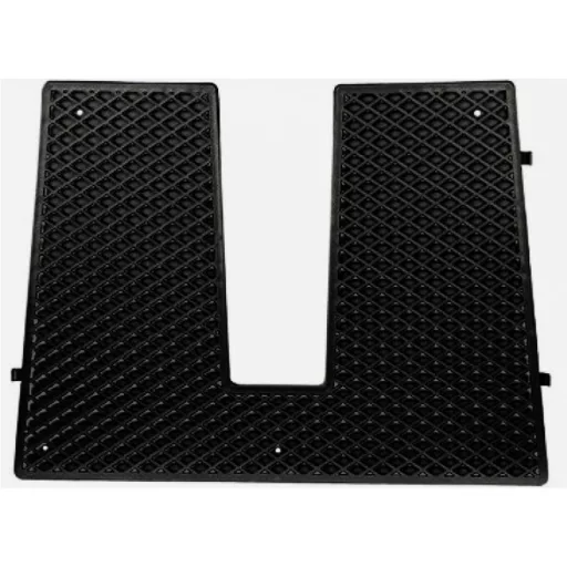 Tlmič vibrácií pre zrkadlá, plast, čierny, 430 x 324 mm, 